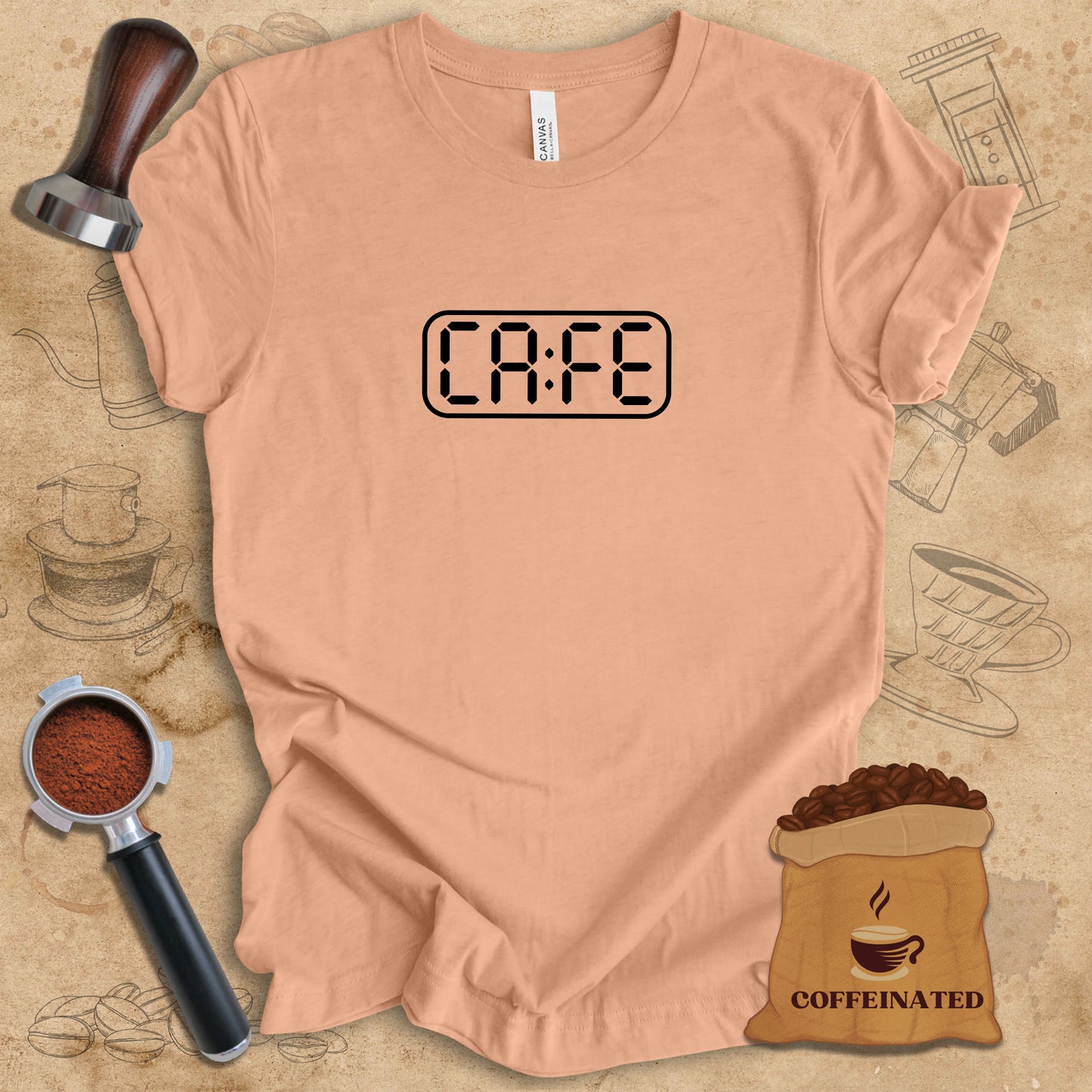 Cafe - Digital Frame Tee