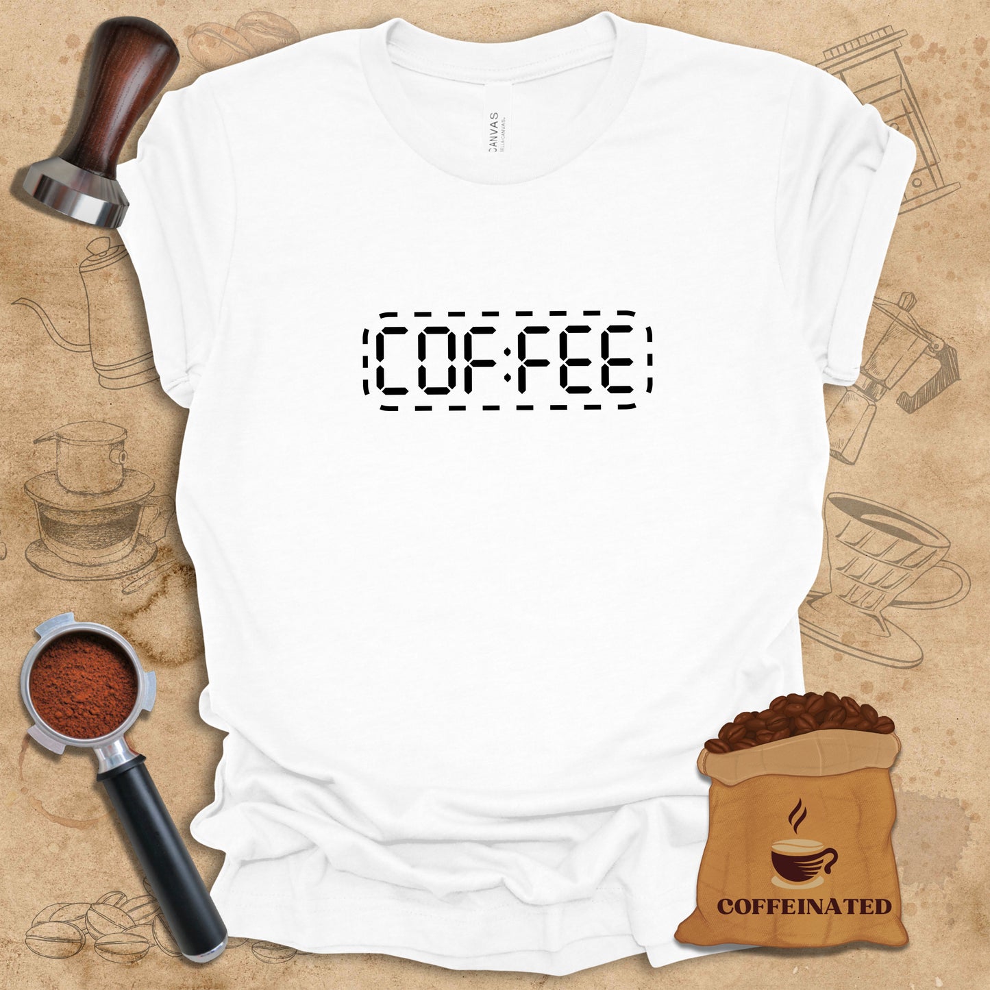 Coffee - Digital Framed Tee