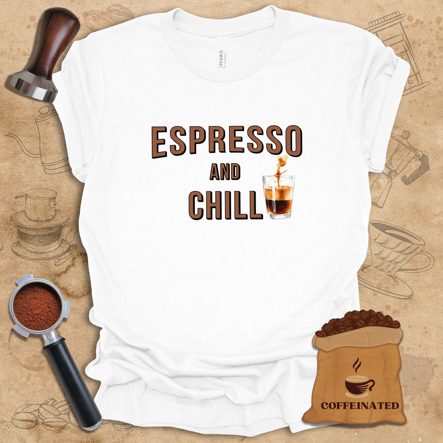 Espresso And Chill - Glass Tee