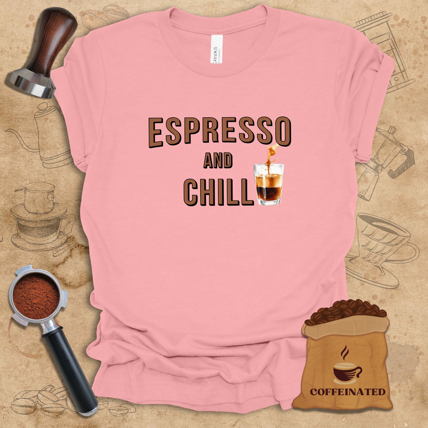 Espresso And Chill - Glass Tee