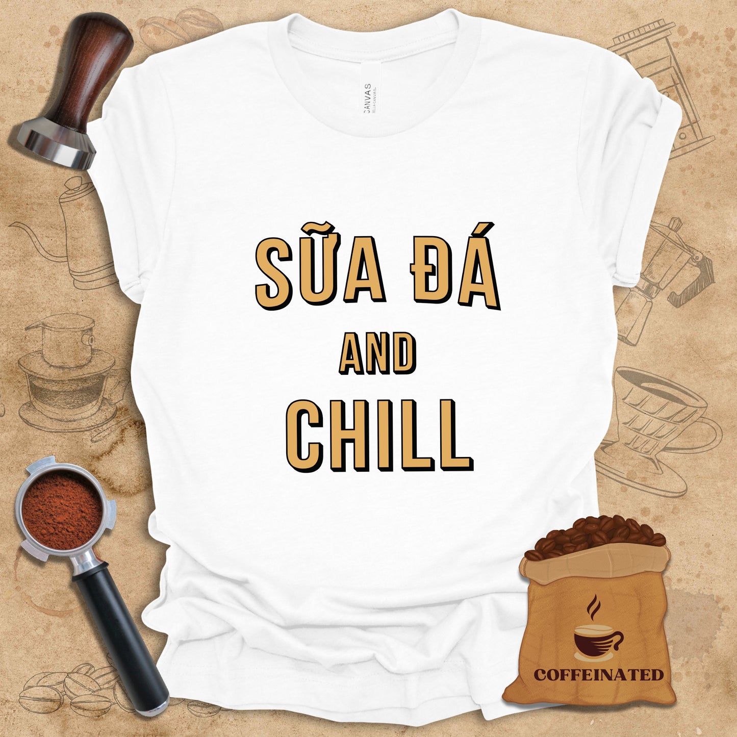 Sua Da And Chill - Text Tee