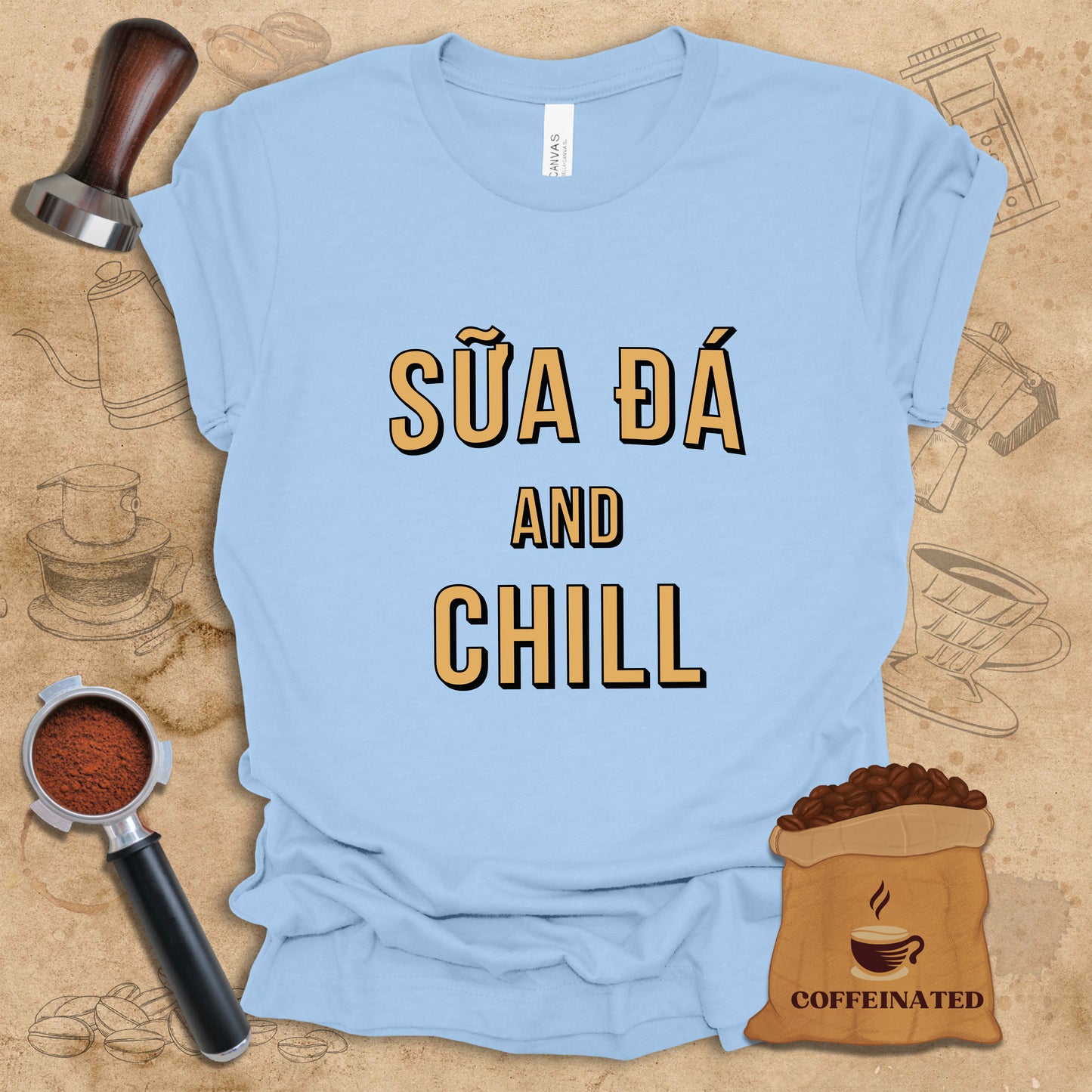 Sua Da And Chill - Text Tee