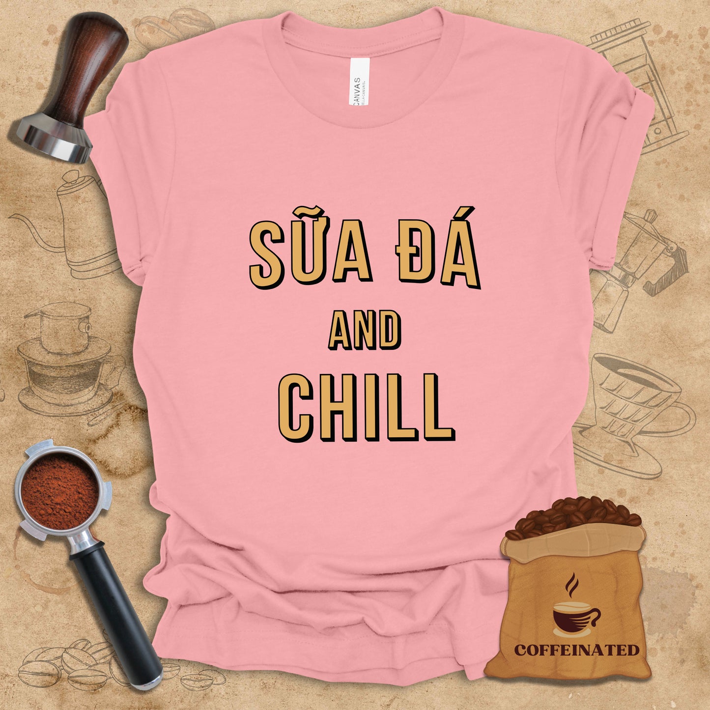 Sua Da And Chill - Text Tee