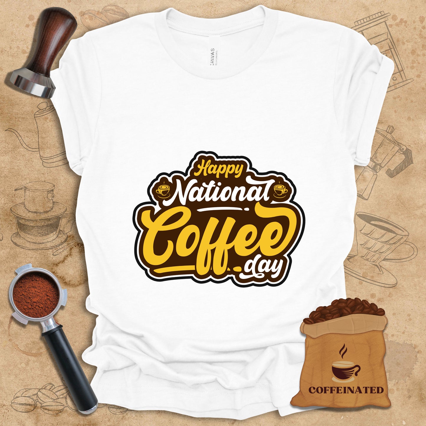 Happy National Coffee Day Tee