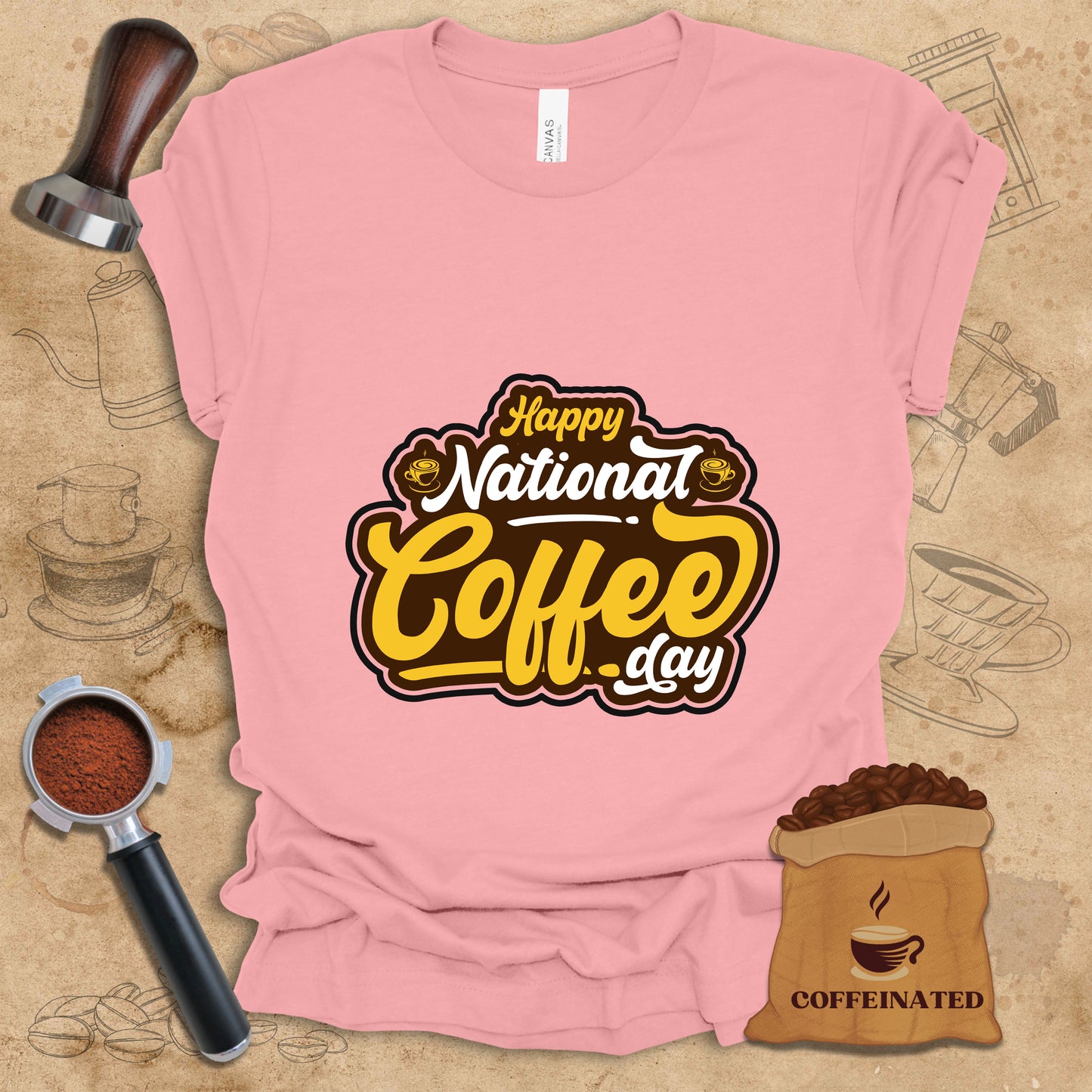 Happy National Coffee Day Tee