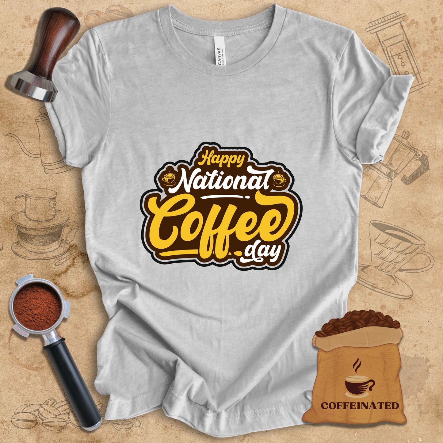 Happy National Coffee Day Tee