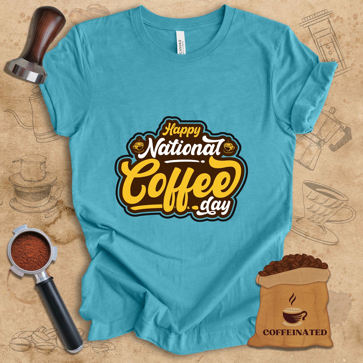 Happy National Coffee Day Tee