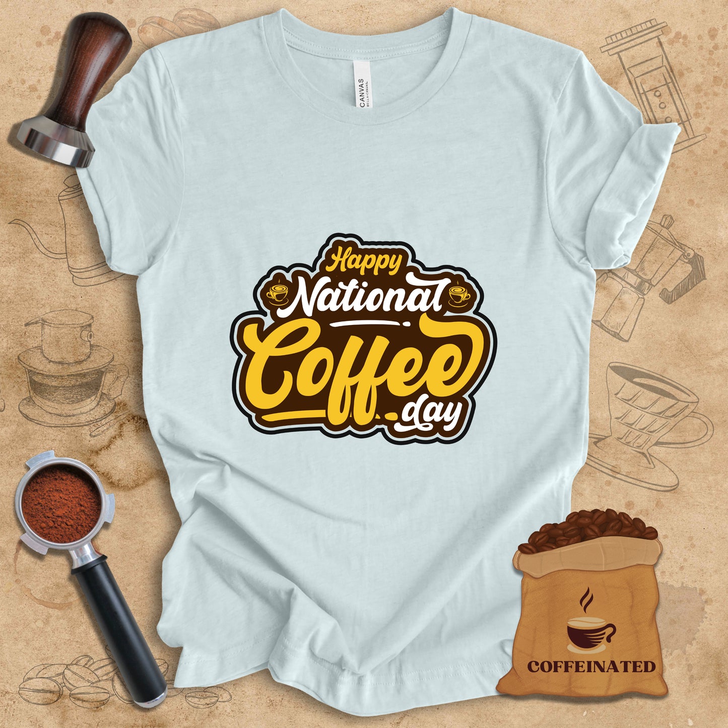 Happy National Coffee Day Tee