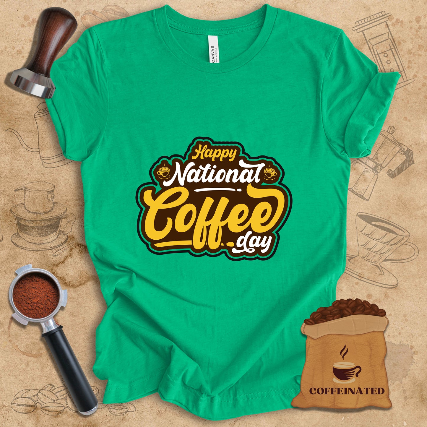 Happy National Coffee Day Tee