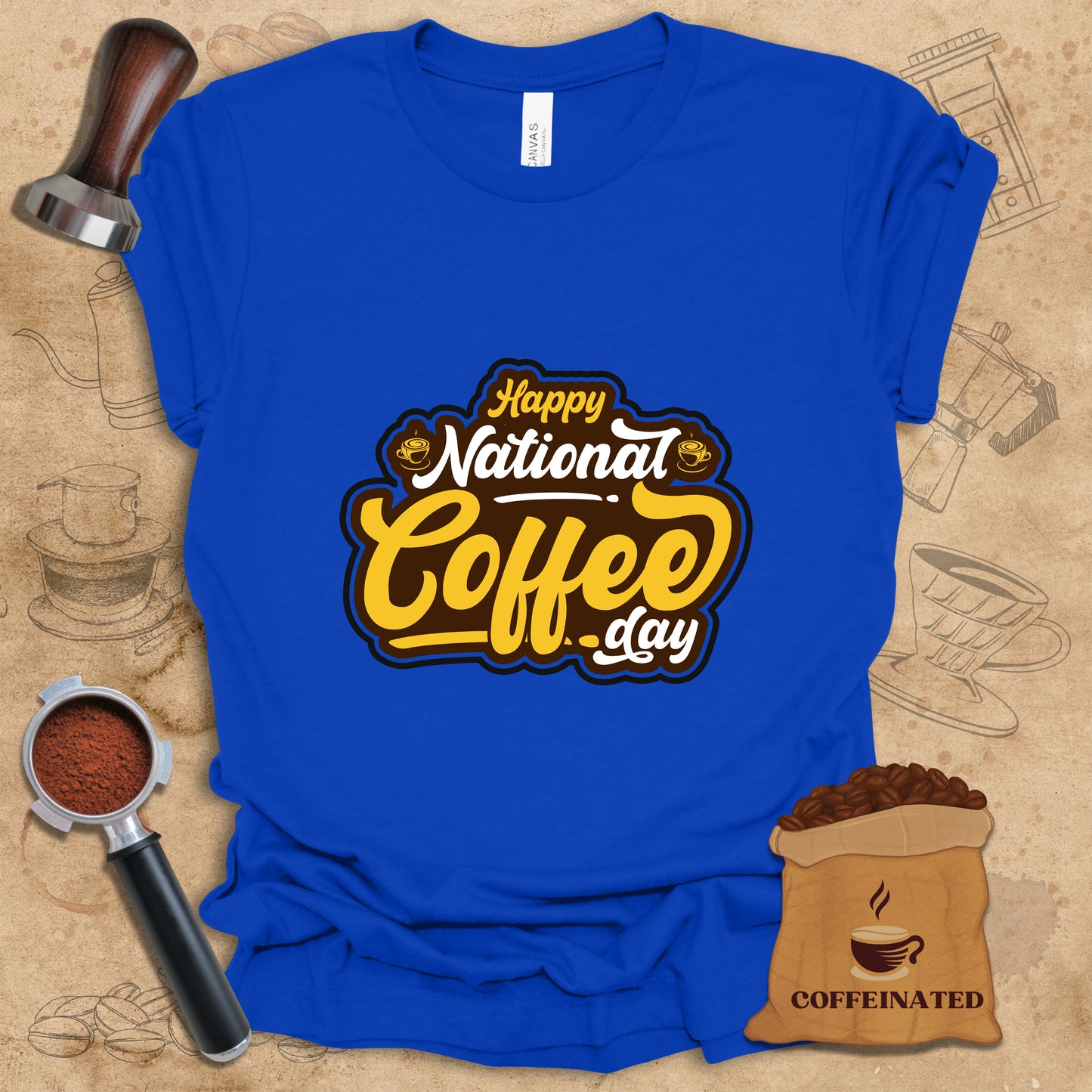 Happy National Coffee Day Tee