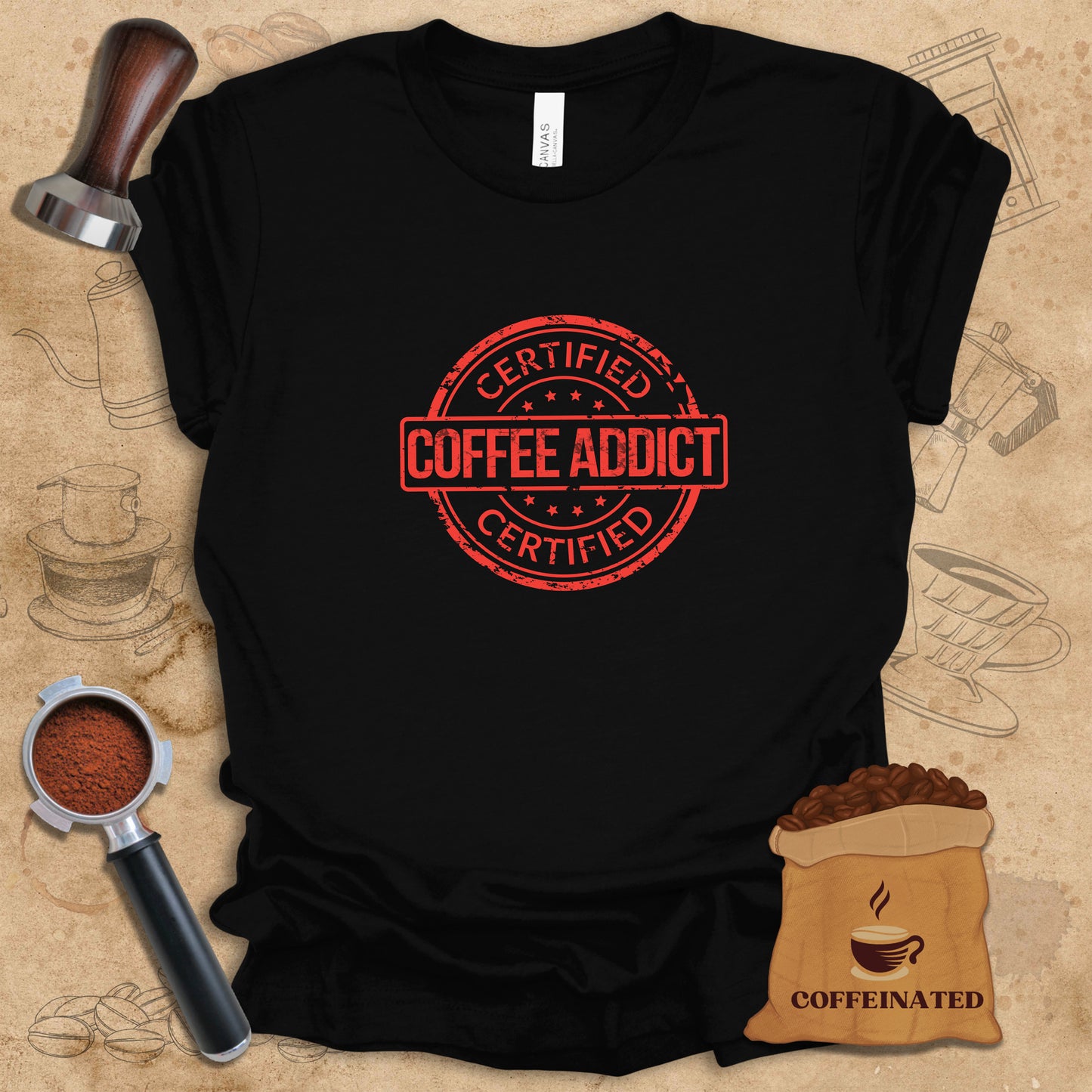 Certified Coffee Addict Tee