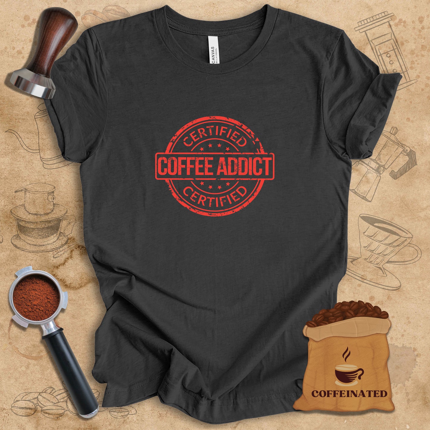 Certified Coffee Addict Tee