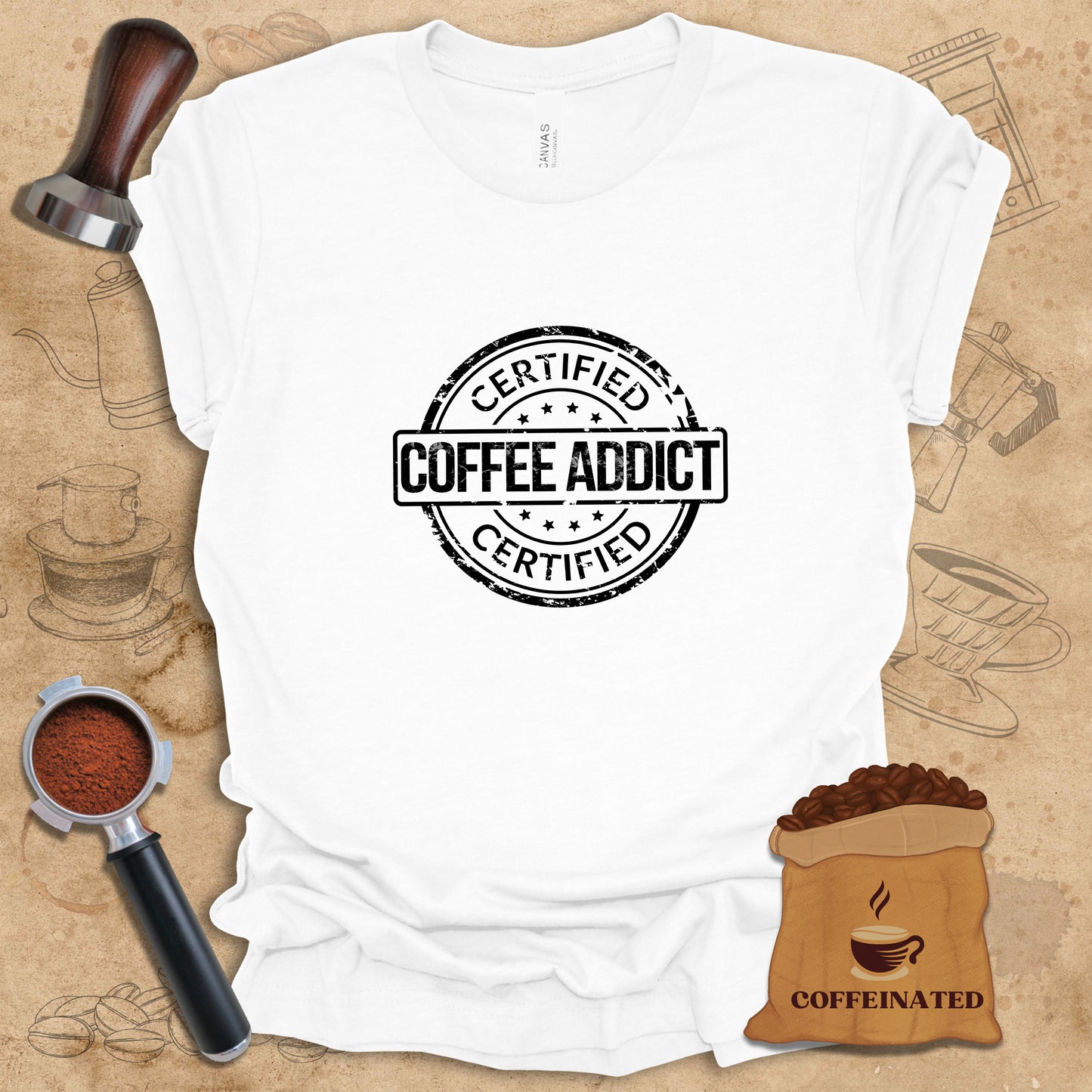 Certified Coffee Addict Tee