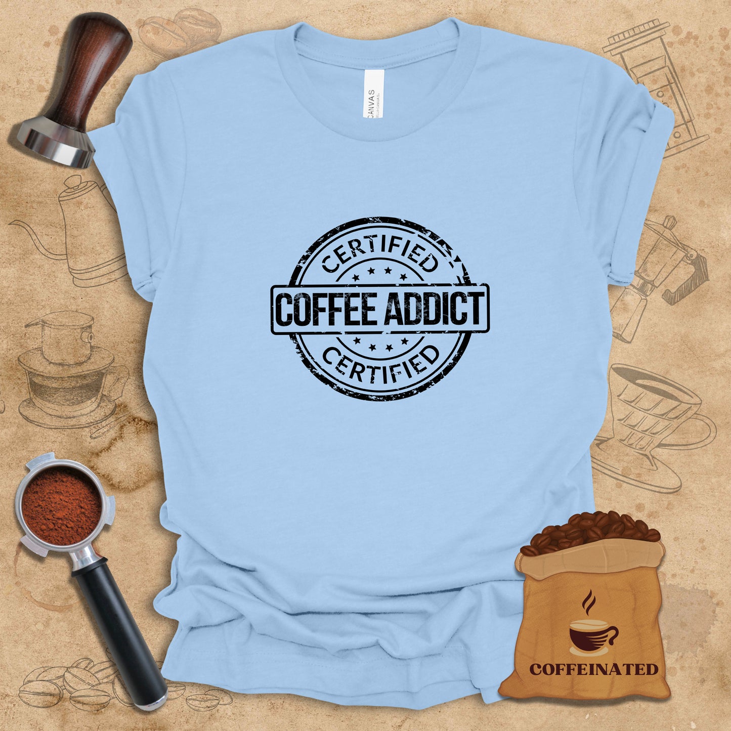 Certified Coffee Addict Tee