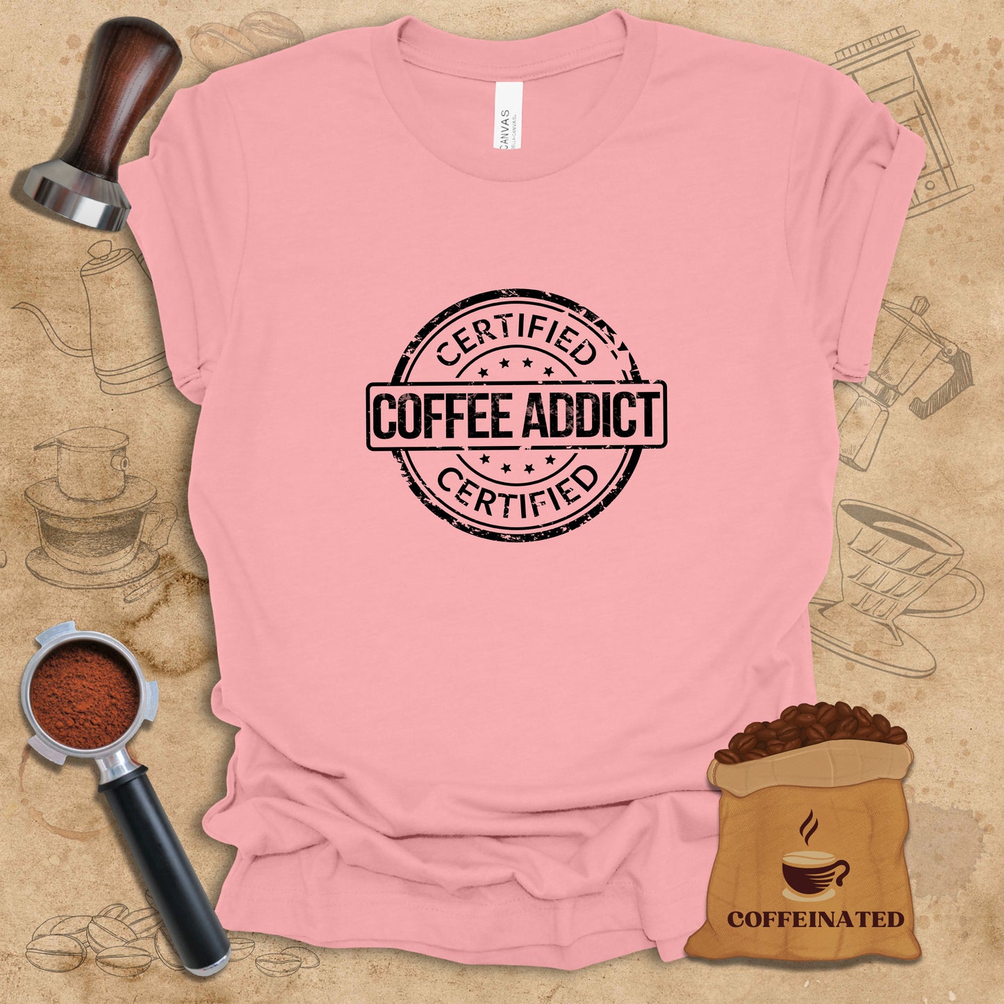 Certified Coffee Addict Tee