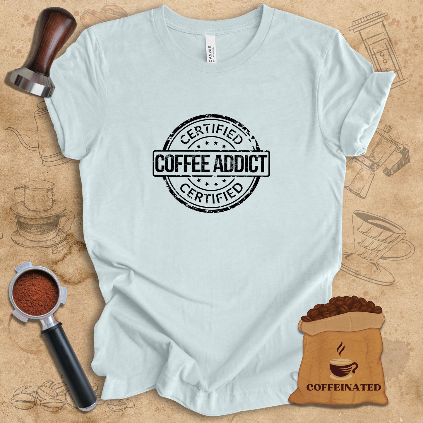 Certified Coffee Addict Tee