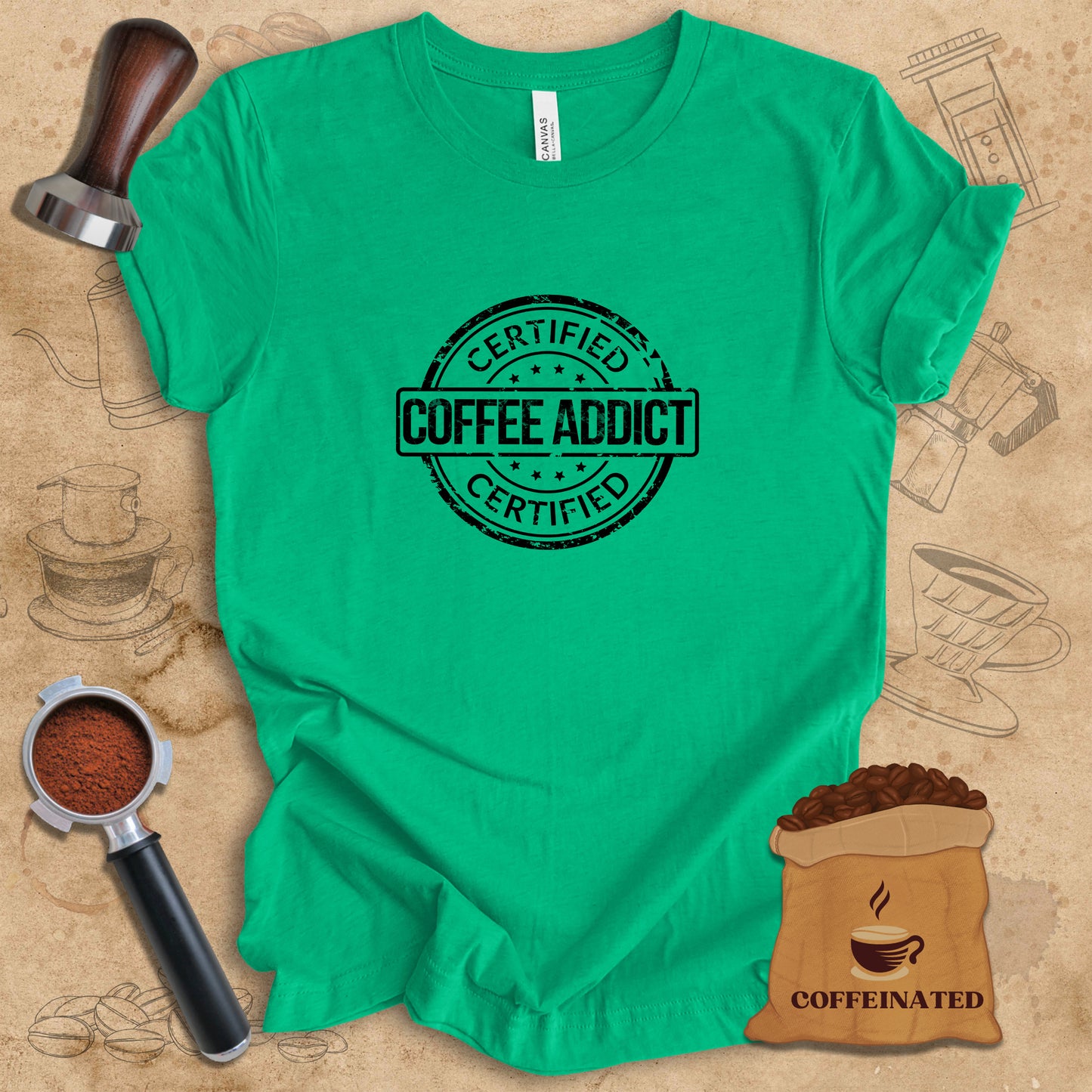 Certified Coffee Addict Tee