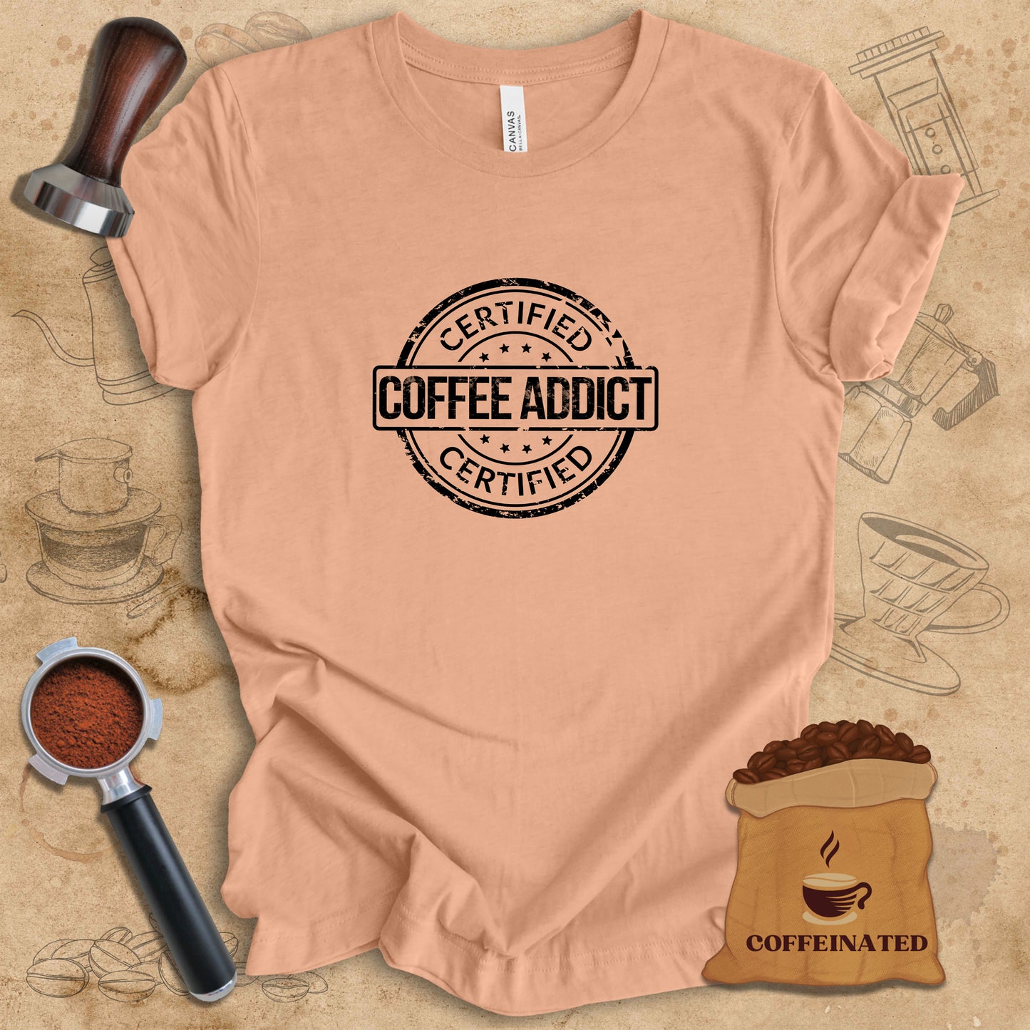 Certified Coffee Addict Tee