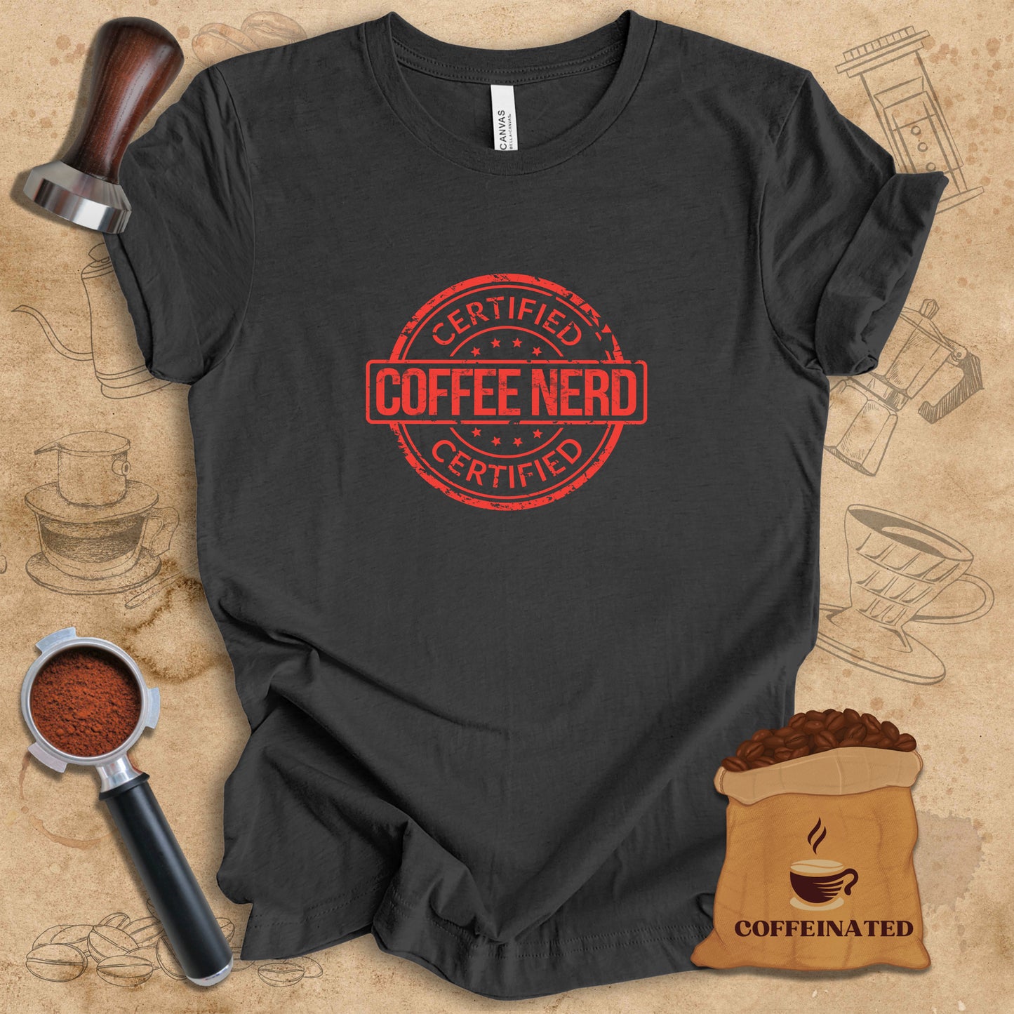 Certified Coffee Nerd Tee