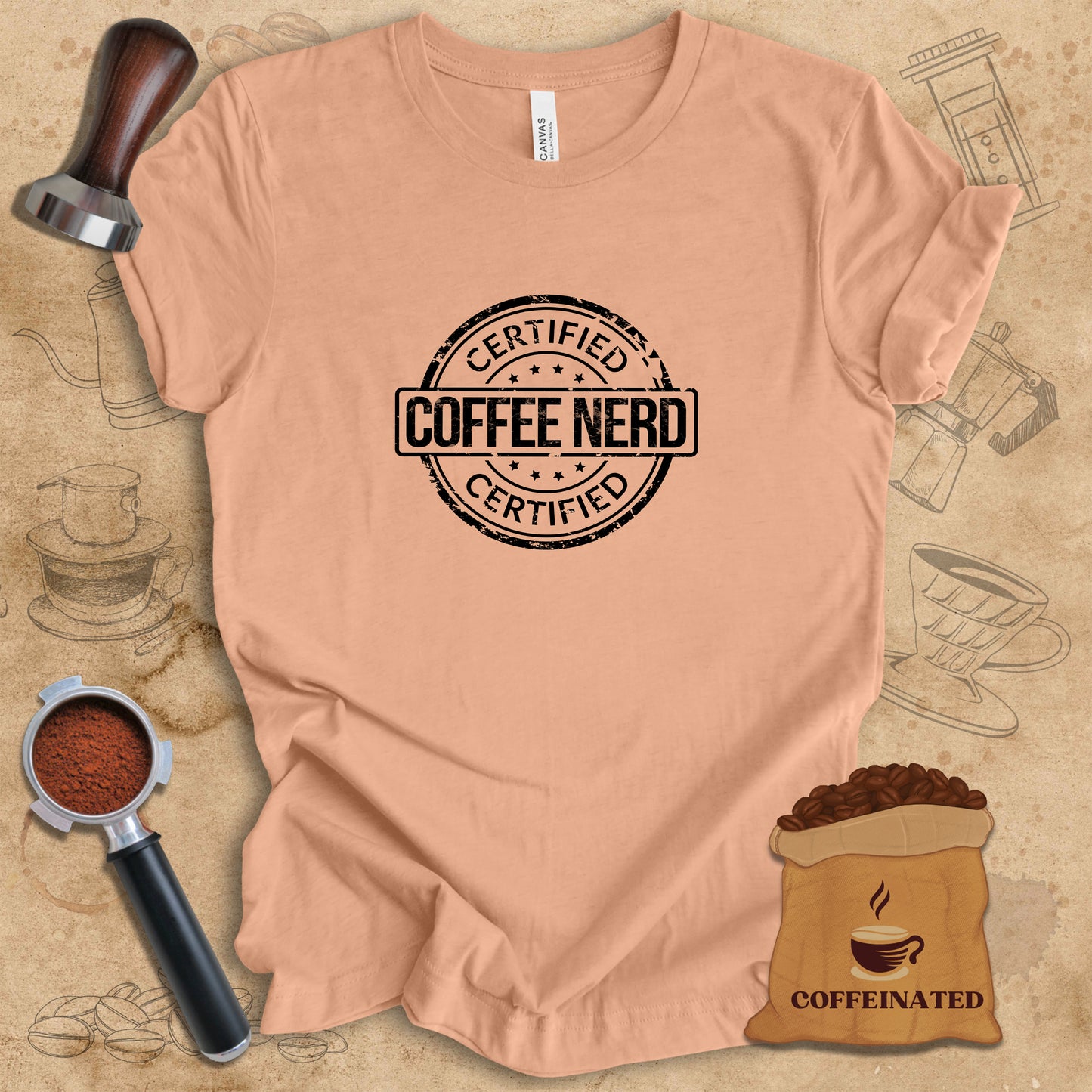 Certified Coffee Nerd Tee