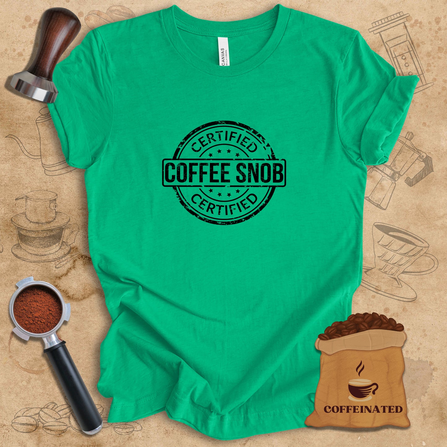 Certified Coffee Snob Tee