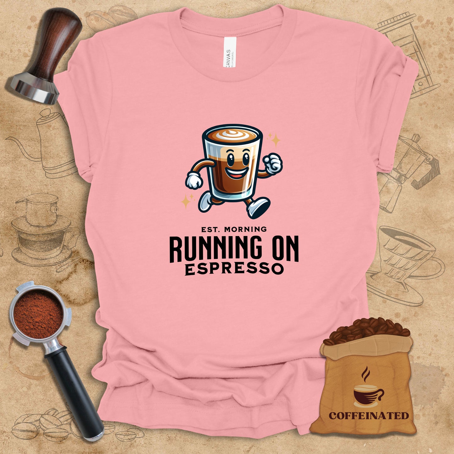 Running On Espresso Tee