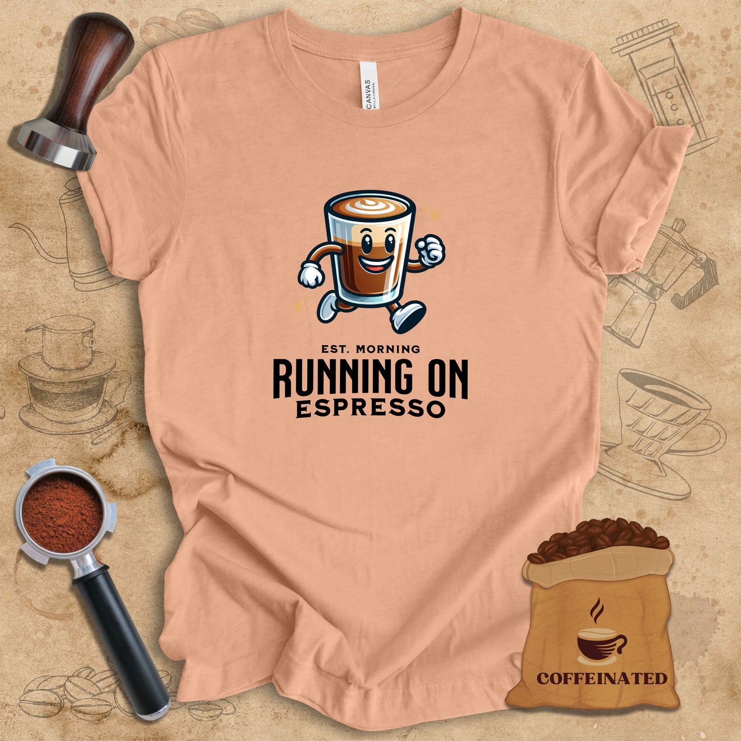 Running On Espresso Tee